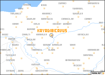 map of Kayadibiçavuş