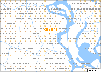 map of Kayādi