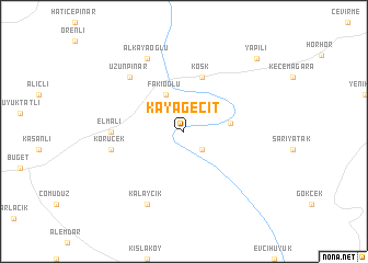 map of Kayageçit