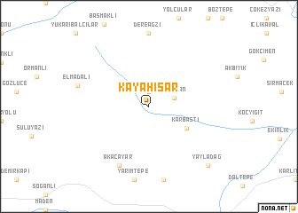 map of Kayahisar