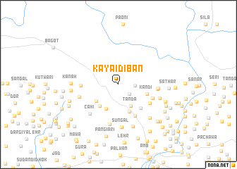 map of Kayāi di Bān