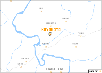 map of Kayakaya