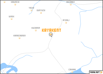 map of Kayakent