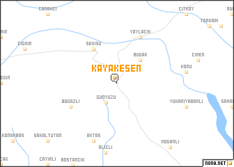 map of Kayakesen