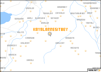 map of Kayalarreşitbey