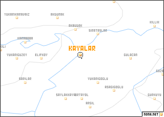 map of Kayalar