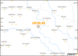 map of Kayalar