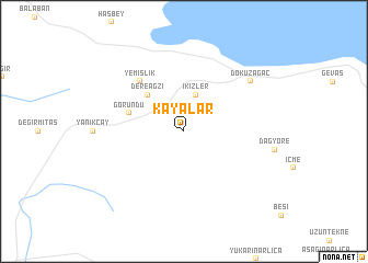 map of Kayalar