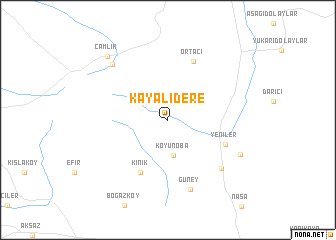 map of Kayalıdere