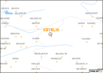 map of Kayalık