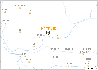 map of Kayalık