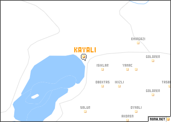 map of Kayalı