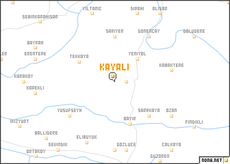 map of Kayalı