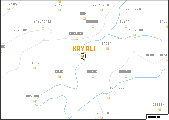 map of Kayalı