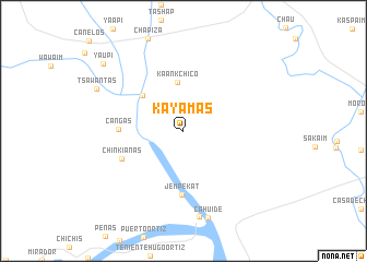 map of Kayamas