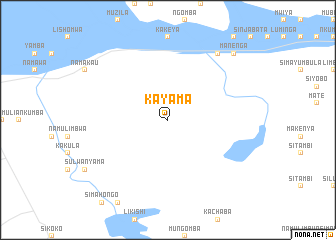 map of Kayama