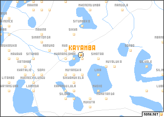 map of Kayamba