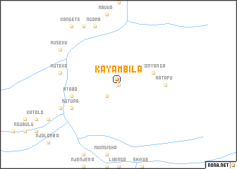 map of Kayambila