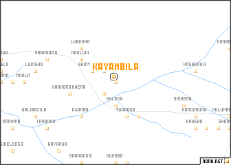 map of Kayambila