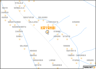map of Kayambi