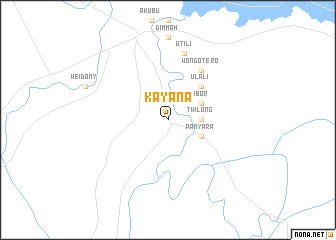 map of Kayana