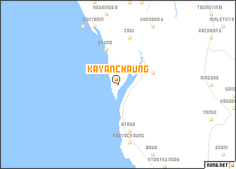 map of Kayanchaung