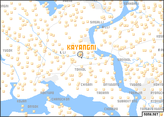 map of Kayang-ni