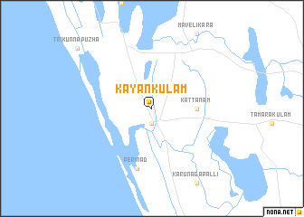 map of Kāyankulam