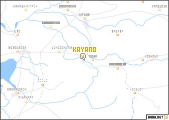 map of Kayano