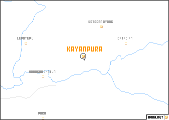 map of Kayanpura