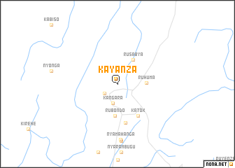 map of Kayanza