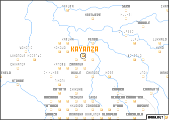 map of Kayanza