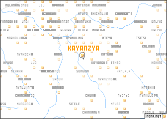 map of Kayanzya