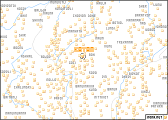 map of Kāyan