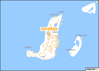 map of Kayapuh