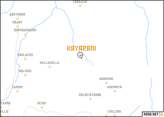 map of Kayarani