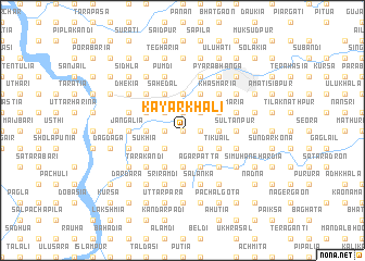 map of Kayārkhāli