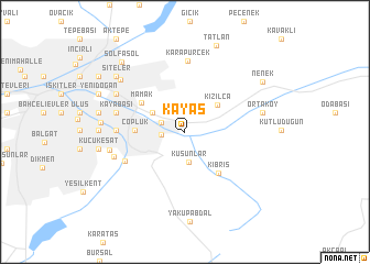 map of Kayaş