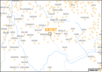 map of Kayāt