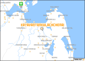 map of Kayavantankulachchenai