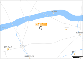 map of Kayawa