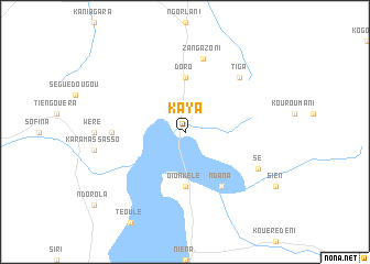 map of Kaya