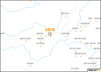 map of Kaya