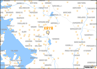 map of Kaya