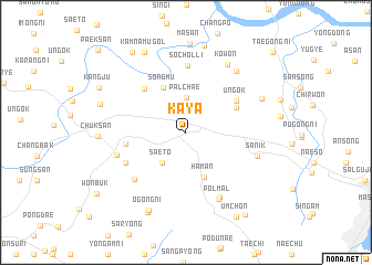 map of Kaya