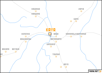 map of Kaya