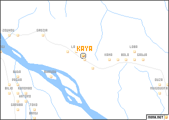 map of Kaya