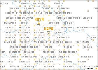 map of Kaya