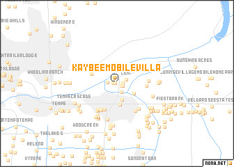 map of Kay-Bee Mobile Villa