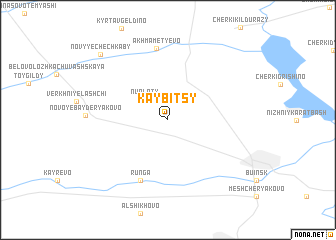 map of Kaybitsy